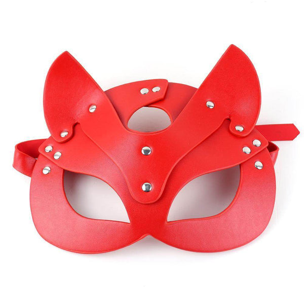 Leather Fox Eye Mask Sexy Eye Mask - ZEYTONCART