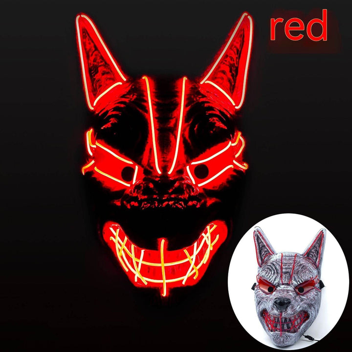 Halloween LED Full Face Luminous Mask - ZEYTONCART