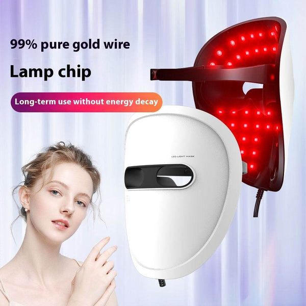 Rechargeable Mask Face LED Color Light Domestic Beauty Apparatus - ZEYTONCART