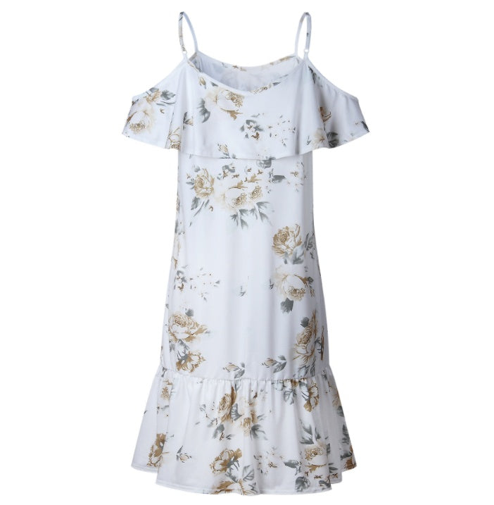 Summer Floral Ruffles Dress - ZEYTONCART