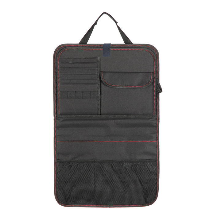 Car Seat Back Storage Bag Car Organizer Bag Foldable Dining Table Tray Travel Storage Bag Car Interior Accessories - ZEYTONCART