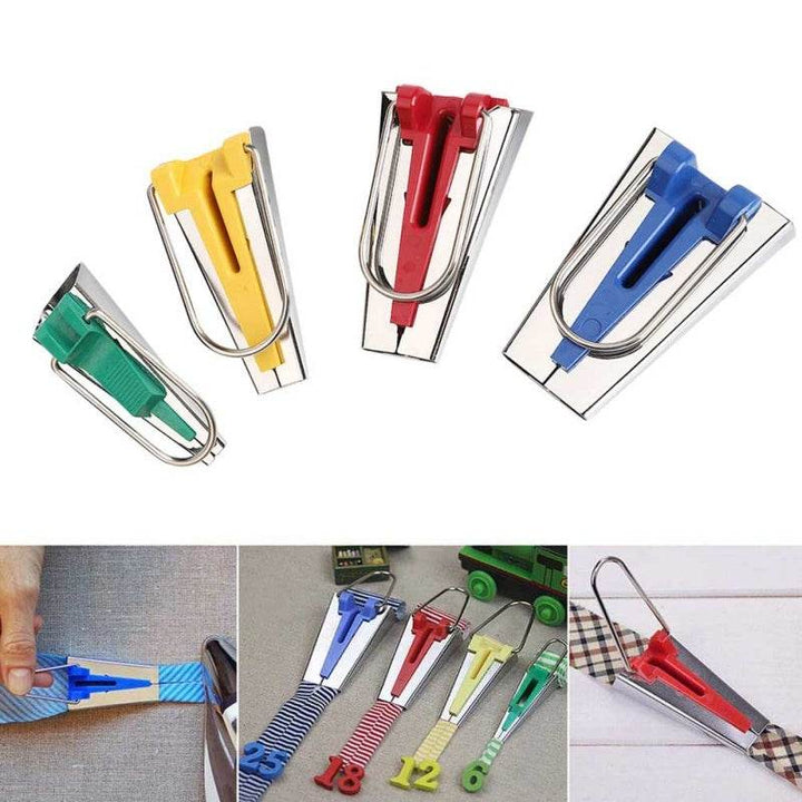 Sewing Accessories Bias Tape Makers - 5 size 6mm 9mm 12mm 18mm 25mm bias binding tape maker - ZEYTONCART