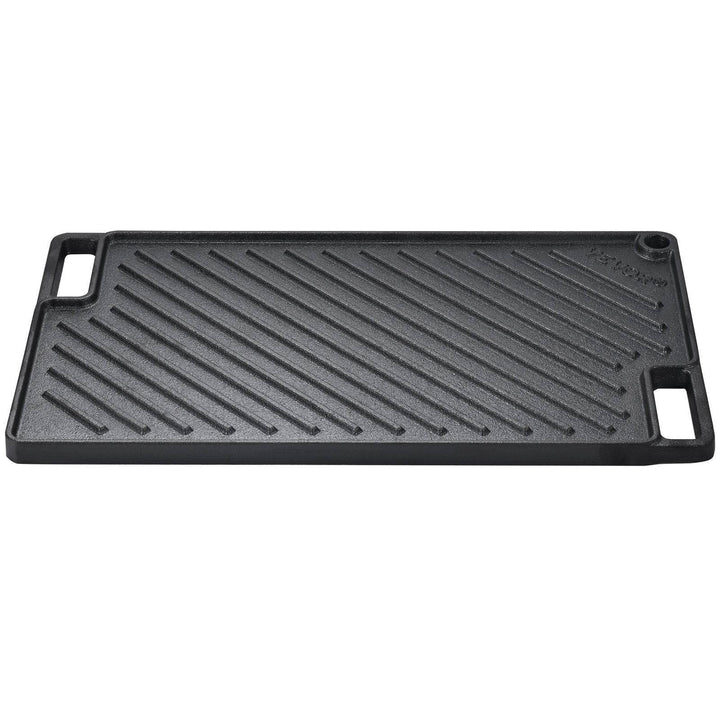 VEVOR Reversible Grill Griddle, Pre-Seasoned Cast Iron Griddle, Rectangular Double Burner Griddle Pan, Non-Stick Family Pan Cookware With Handles, Flat Top Plate For BBQ, Gas Grill, Black - ZEYTONCART