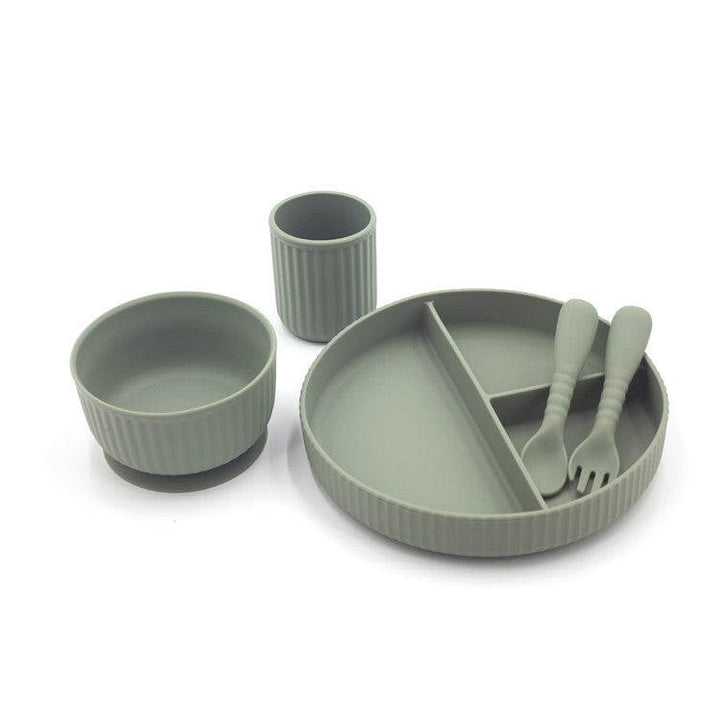 Integrated Edible Silicon Complementary Food Feeding Tableware - ZEYTONCART