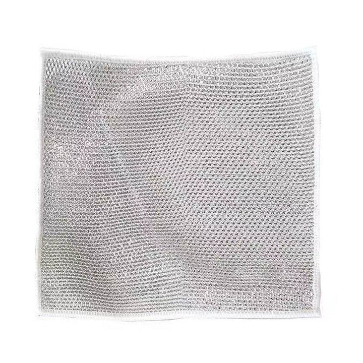 Multipurpose Wire Dishwashing Rags, 2025 New Metal Wire Dishwashing Cloths Towels Scrubs Cleans, Premium Scrubbing Wire Dishwashing Rags Non-Scratch Wire Dishcloth For Dishes, Sinks - ZEYTONCART