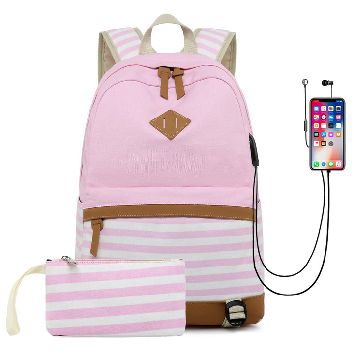 Fashion Korean printed canvas handbags - ZEYTONCART