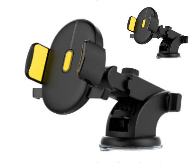 Car Phone Holder Long Rod Telescopic Car Dashboard Suction Cup Type - ZEYTONCART