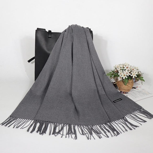 Winter Cashmere Women Scarf Female Luxury Brand Scarves Lady - ZEYTONCART