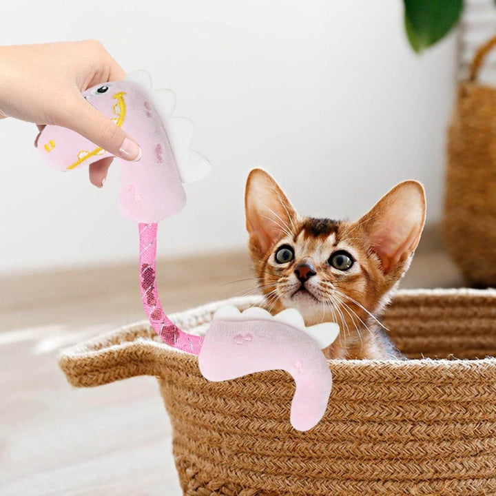 Cat Toys Cat Chew Toy For Teeth Cleaning Catnip Rope Toys For Cats Springs Cat Toy Interactive Cat Kicker Toys For Indoor Cats - ZEYTONCART