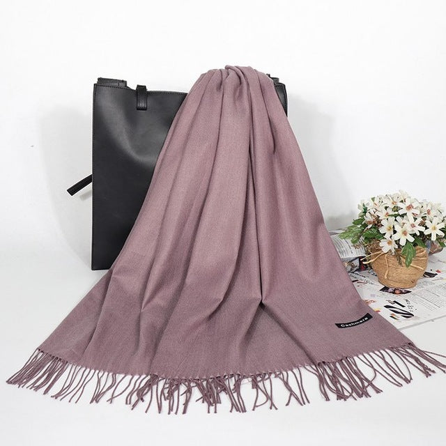 Winter Cashmere Women Scarf Female Luxury Brand Scarves Lady - ZEYTONCART
