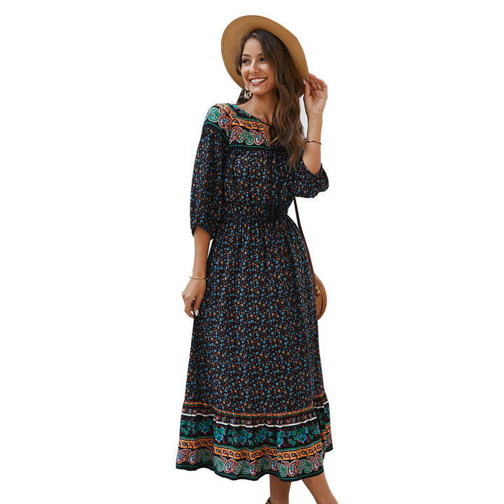 Bohemian floral dress - ZEYTONCART
