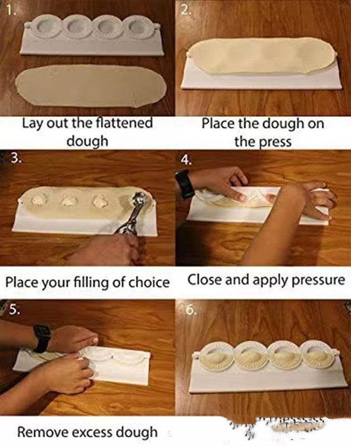 Kitchen Gadgets Dumpling Mould Pure White - ZEYTONCART