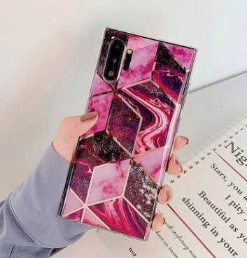 Electroplated marble mobile phone case - ZEYTONCART