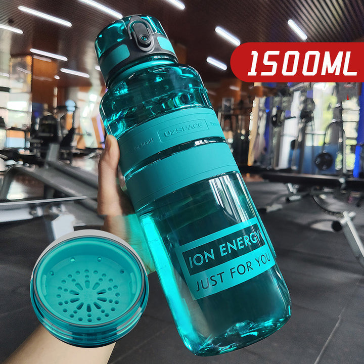 Large Capacity Sports Water Cup Portable Fitness Plastic Large Water Bottle - ZEYTONCART
