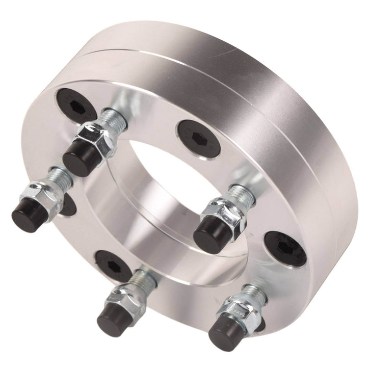 4x 6x5.5 To 5x5 Wheel Adapters 2'' Use 5 Lug Wheels On 6 Lug Trucks M14x1.5 - ZEYTONCART