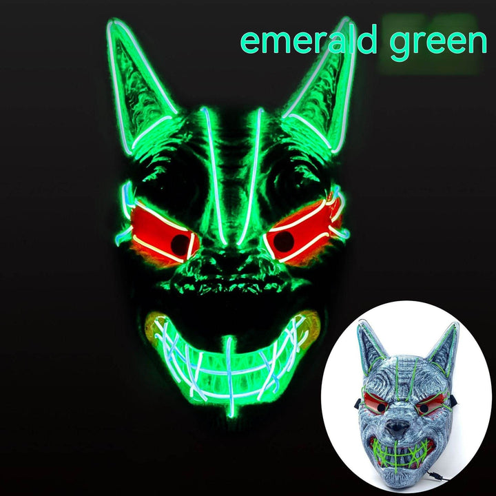 Halloween LED Full Face Luminous Mask - ZEYTONCART