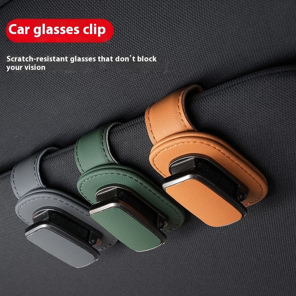 Leather Car Accessories Car Glasses Frame - ZEYTONCART