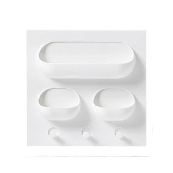 Kitchen Shelves Plastic Free Perforation Household Storage Simple Shelves - ZEYTONCART