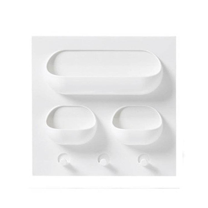 Kitchen Shelves Plastic Free Perforation Household Storage Simple Shelves - ZEYTONCART