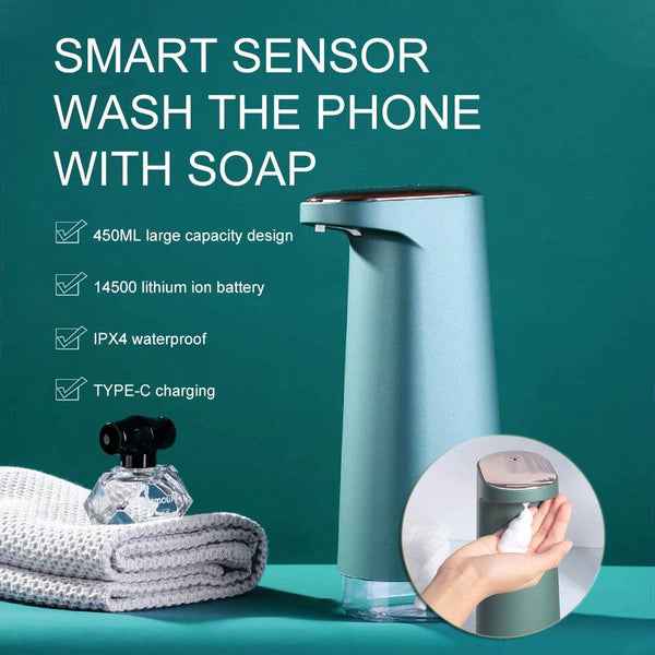 Automatic Foam Soap Dispensers Bathroom Smart Washing Hand Sanitizer Sensor Machine For Kitchen And Bathroom - ZEYTONCART