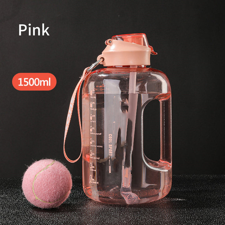 With Straw Large Portable Travel Bottles For Training Sport - ZEYTONCART