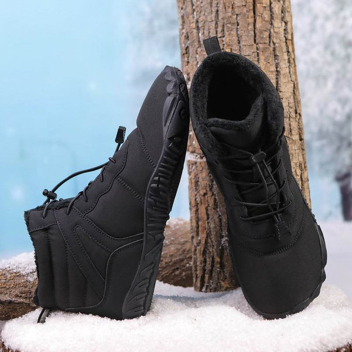 Couple Fleece-lined Hiking Shoes Non-slip Casual - ZEYTONCART