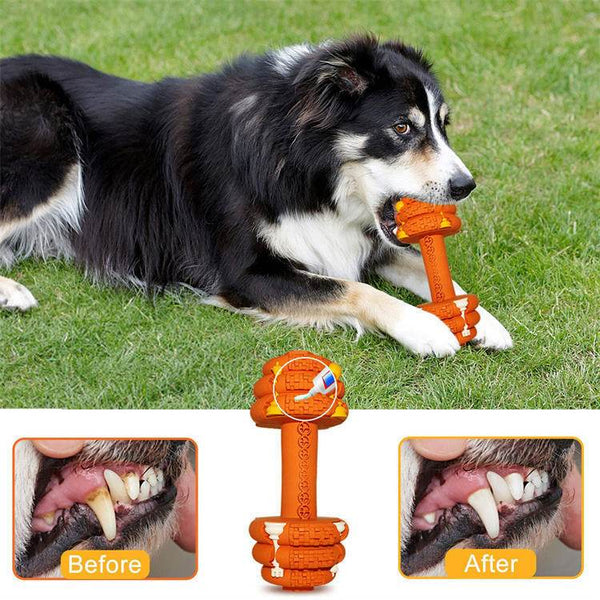 Durable Dog Chew Toys For Aggressive Chewers Food Grade Tooth Cleaning Pet Toy Interactive Dog Toy For Medium Large Dogs - ZEYTONCART
