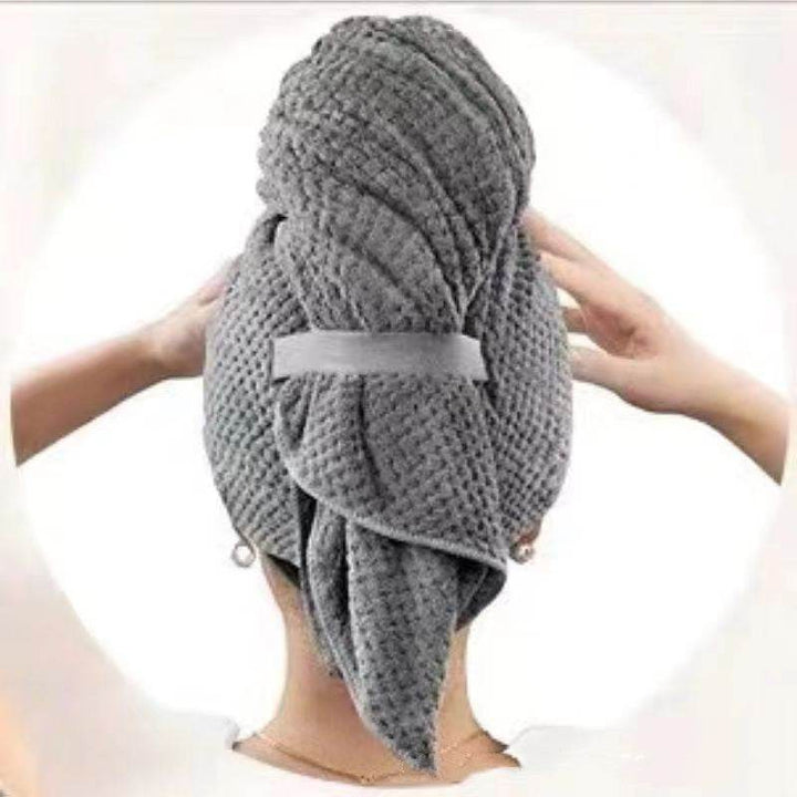 Hair-drying Cap Coral Fleece Quick-drying Thickening Hair Drying Towel - ZEYTONCART