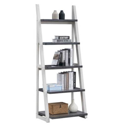 5 Tiers Of Shelves, Bookshelves, Storage Shelves, Bookshelves With Rubberwood Frames Unavailable Platforms- Welfel Temu - ZEYTONCART