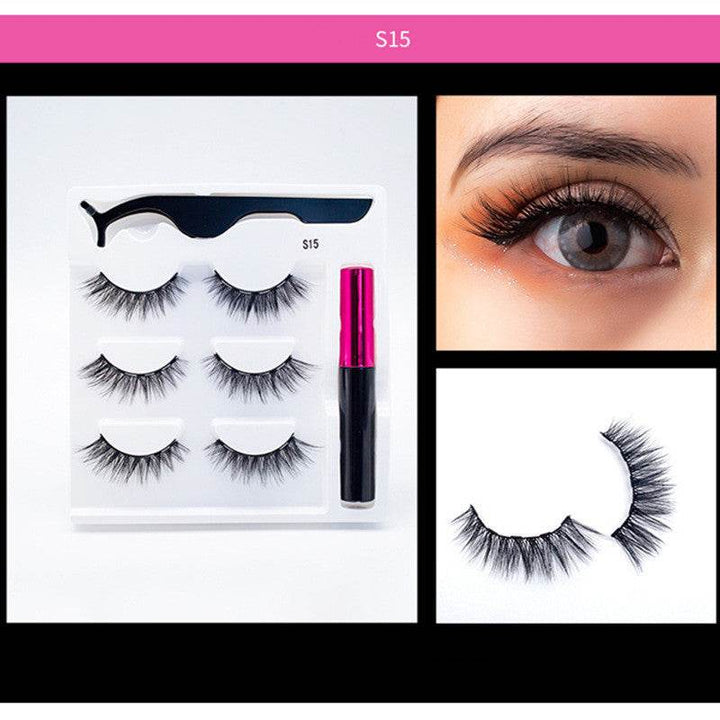 3 Pairs Of Magnetic Eyelashes - ZEYTONCART