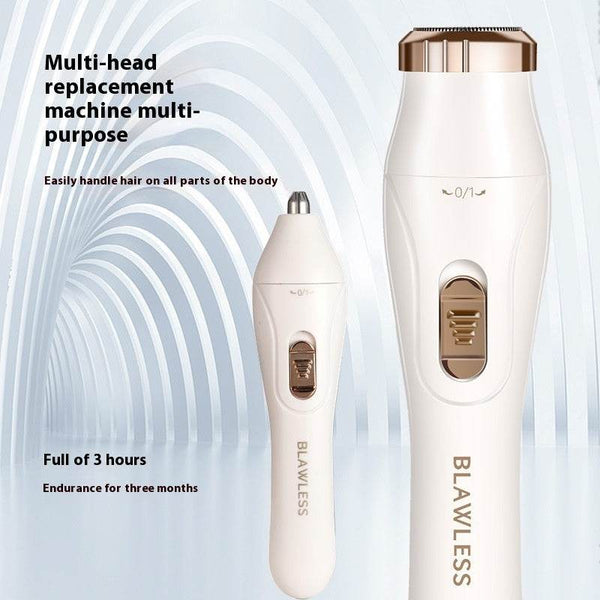 Multifunctional Women's Shaver Hair Trimmer Electric Nose Hair Trimmer - ZEYTONCART