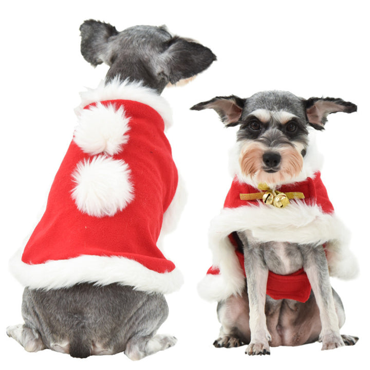Cute Dog Cat Costume Christmas Cloak Halloween Disguise Cat - ZEYTONCART