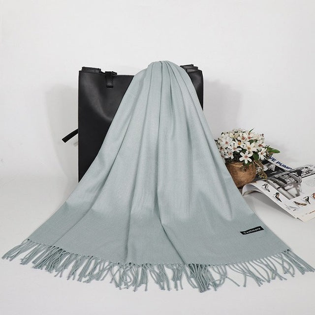 Winter Cashmere Women Scarf Female Luxury Brand Scarves Lady - ZEYTONCART
