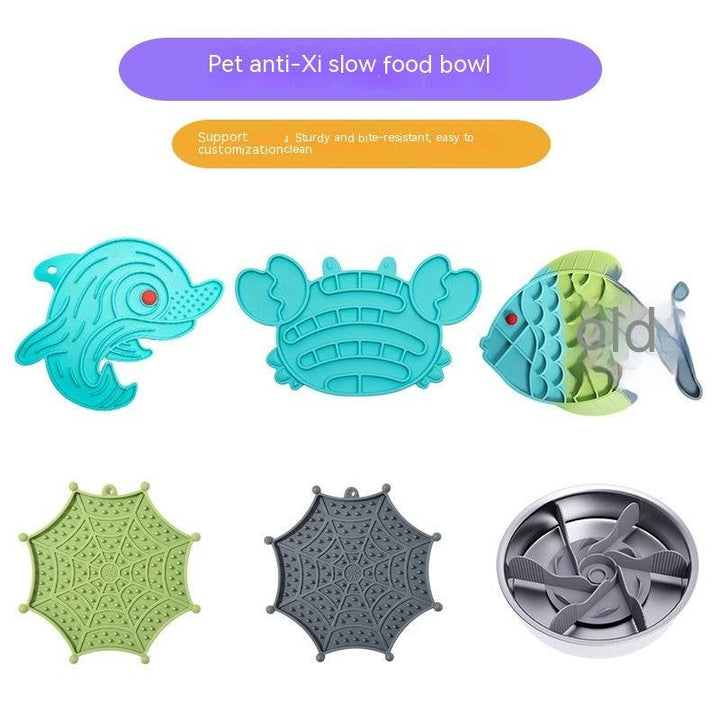 Lick Food Plate Pet Slow Food Plate Anti-choke Slow Feeding - ZEYTONCART
