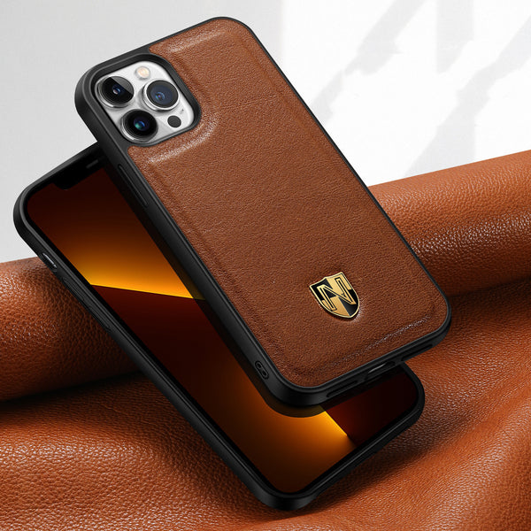 Leather Phone Case Luxury Top Layer Leather - ZEYTONCART