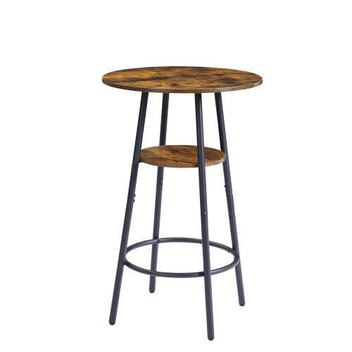 Round Bar Stools With Shelves - ZEYTONCART