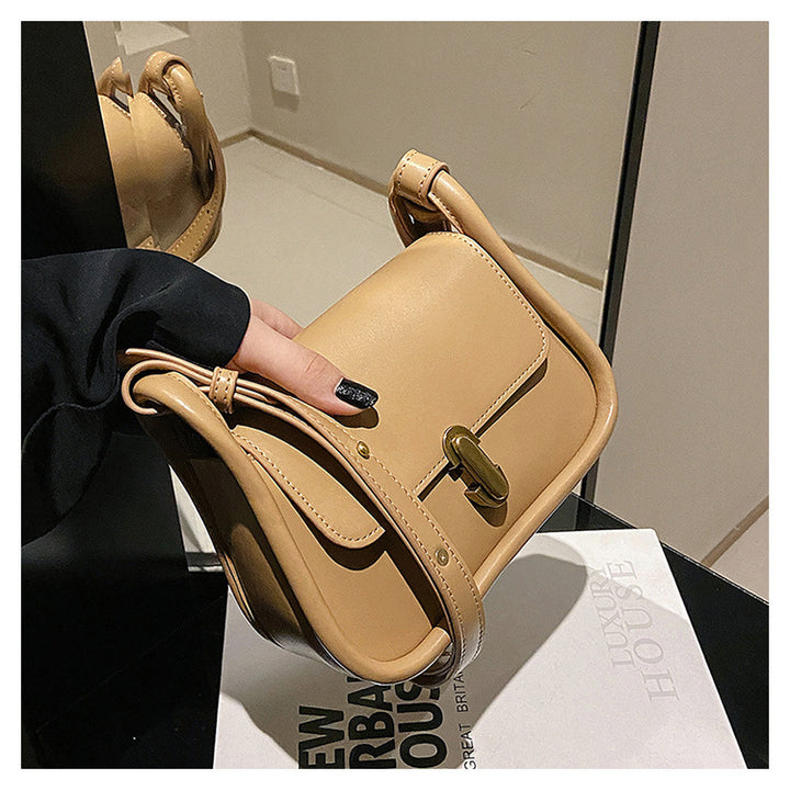 Women's Fashion Solid Color Crossbody Bag - ZEYTONCART
