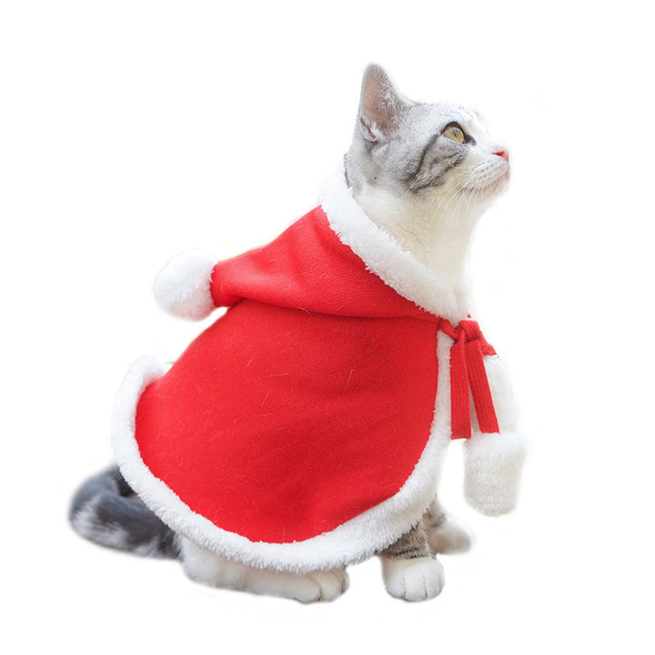 Cute Dog Cat Costume Christmas Cloak Halloween Disguise Cat - ZEYTONCART