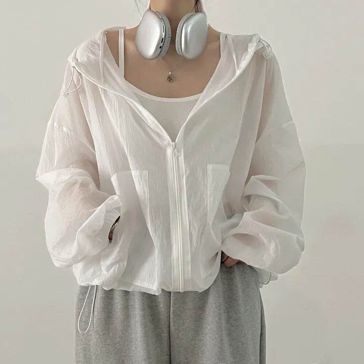 Sun Protection Clothing For Women Summer Spring Thin Breathable Jacket - ZEYTONCART