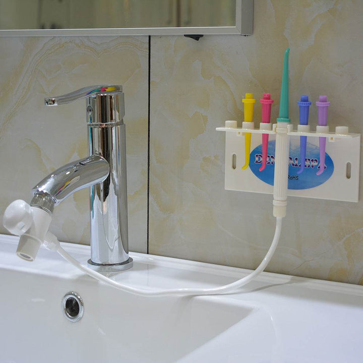 Electric Free Household Dental Irrigator Connected To Faucet Water Flosser - ZEYTONCART