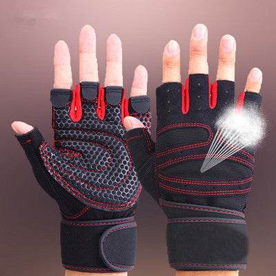 Sports fitness microfiber gloves - ZEYTONCART