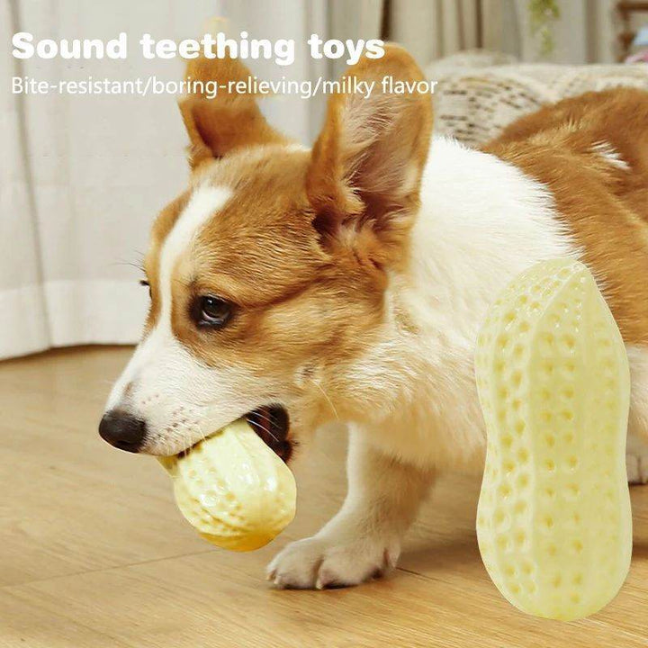 Rubber Vinyl Dog Toys For Small Dogs Elasticity Chew Boredom Relief Toys Teeth Cleaning Sound Toys Pet Stuff Accessories - ZEYTONCART