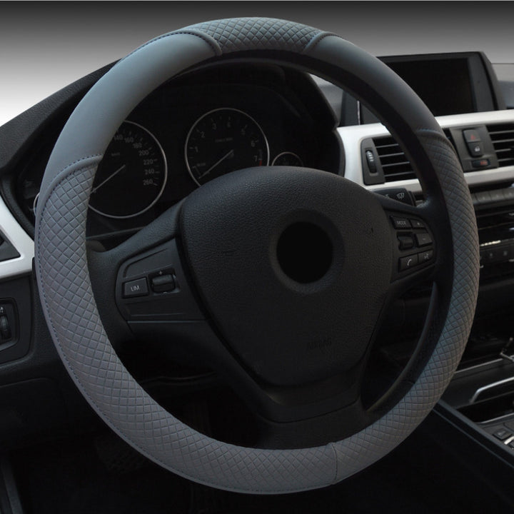 New Four Seasons Four Seasons Universal Ice Silk Non-Slip Car Steering Wheel Cover Braid Interior Car Accessories - ZEYTONCART