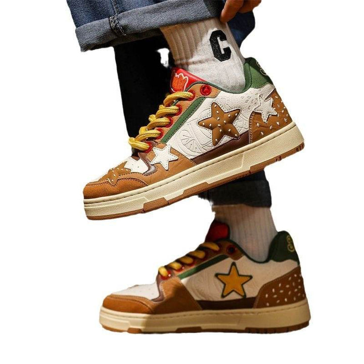 Niche National Fashion Couple Casual Platform Sneakers For Women - ZEYTONCART