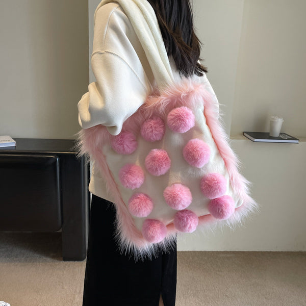 Cute Fashion Plush Bag Women - ZEYTONCART