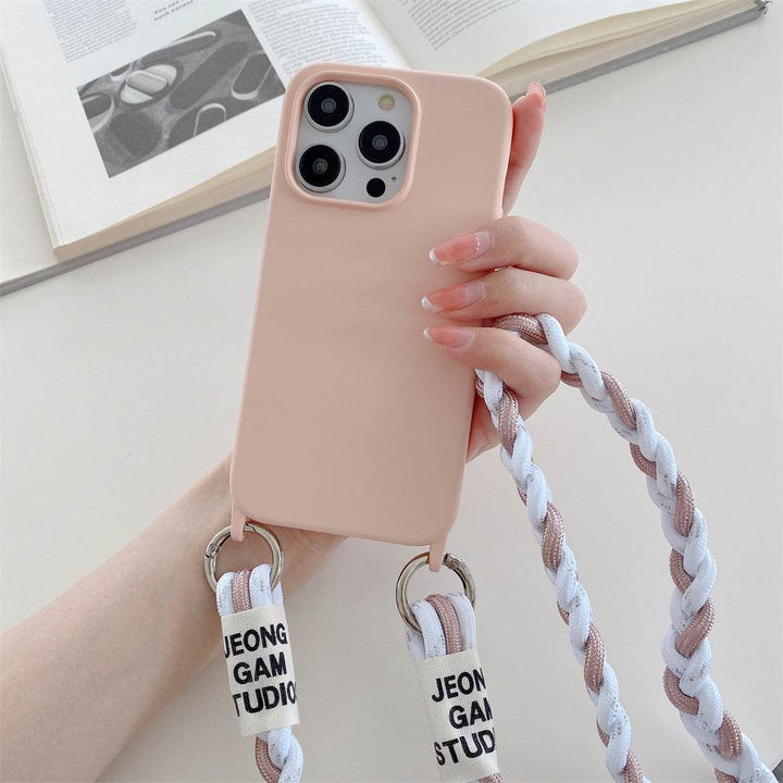 Back Woven Cross-body Lanyard Backer-card Accessories Phone Case - ZEYTONCART