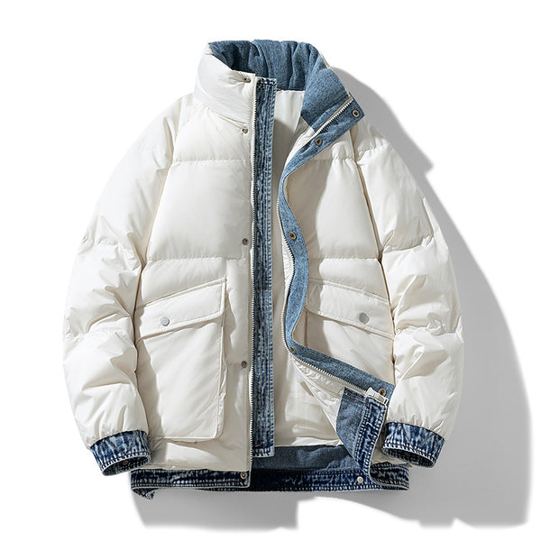Winter Fashion Individual Casual Down Jacket Men - ZEYTONCART