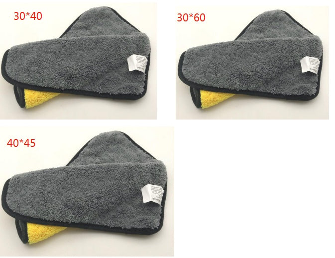 Two-color Couble-sided Car Dual-use Cleaning Car Wash Towel - ZEYTONCART