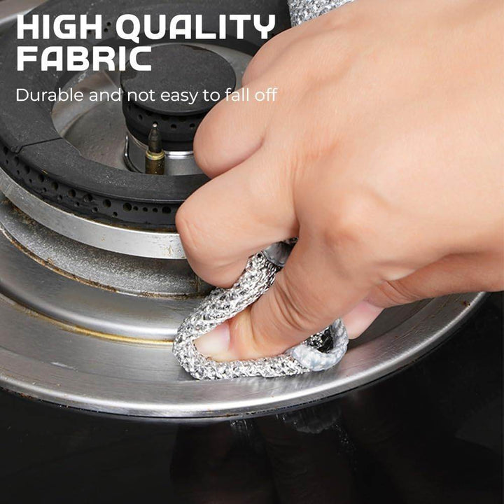 Multipurpose Wire Dishwashing Rags, 2025 New Metal Wire Dishwashing Cloths Towels Scrubs Cleans, Premium Scrubbing Wire Dishwashing Rags Non-Scratch Wire Dishcloth For Dishes, Sinks - ZEYTONCART