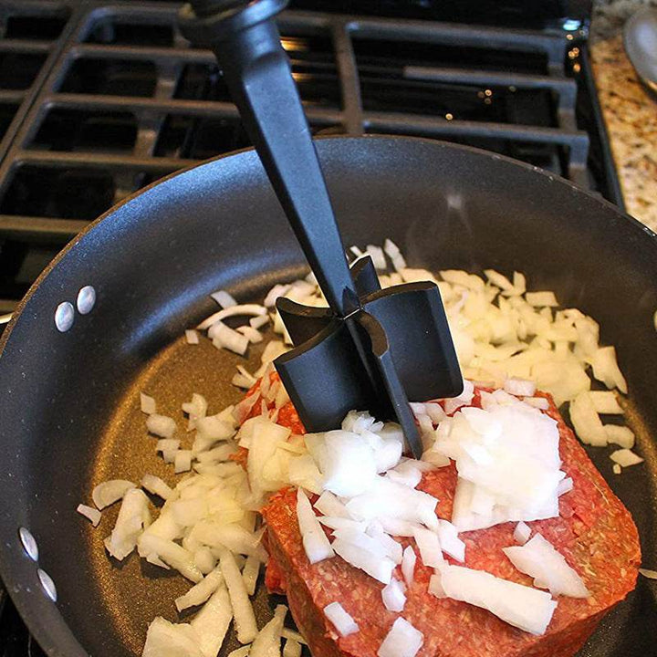 Multifunctional Meat Chopper Heat Resistant Meat Masher Nylon Hamburger Chopper Ground Utensil Non Stick Cookware Tool Kitchen Gadgets - ZEYTONCART